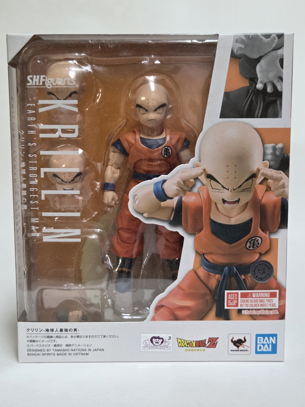 SH Figuarts Krillin -Earth's Strongest Man- Action Figure 1:12 Scale